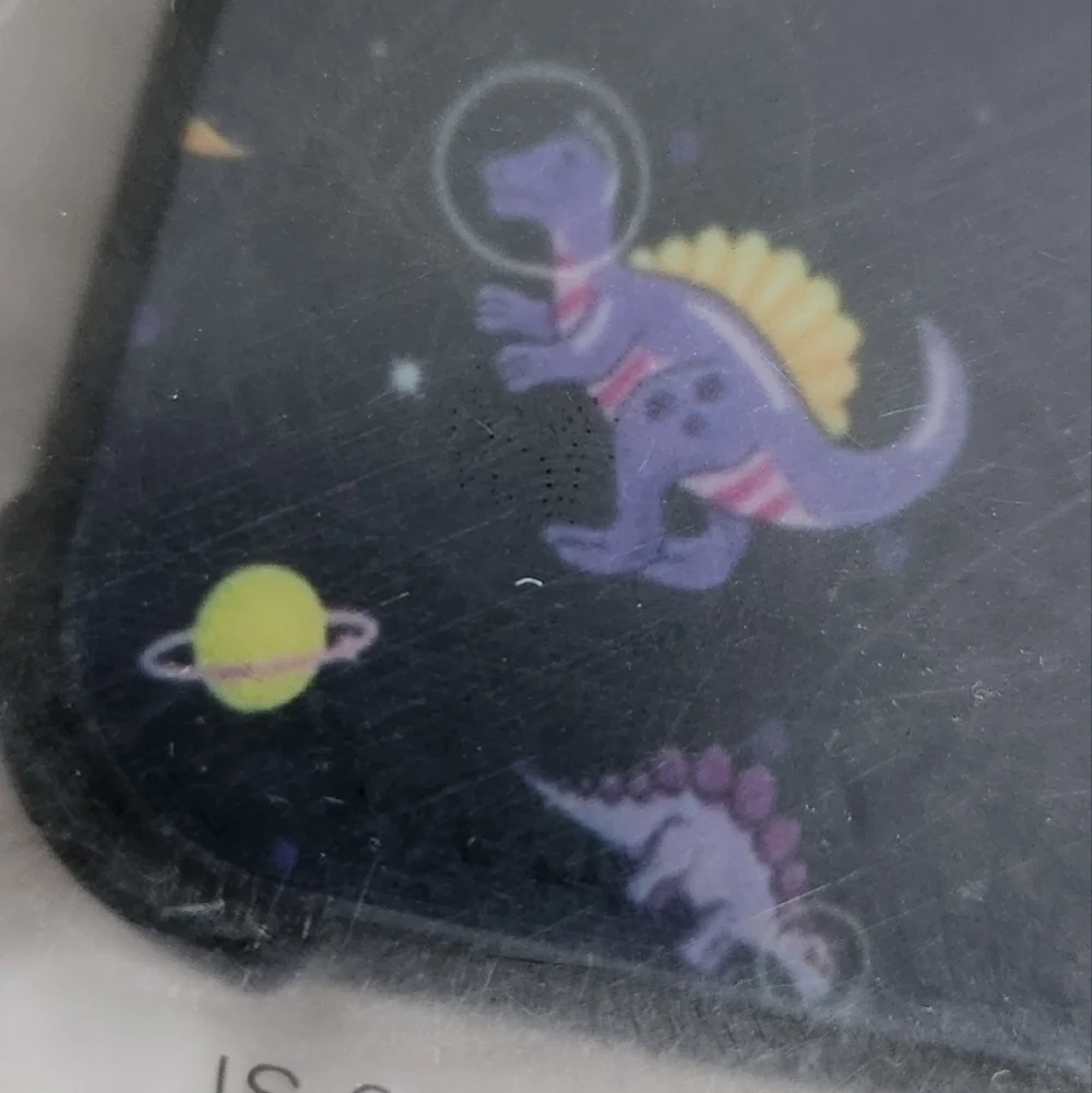 🚀 iPhone 14 Pro Case – Astronaut Dinosaur Cartoon Design, NWT, 6.1”
